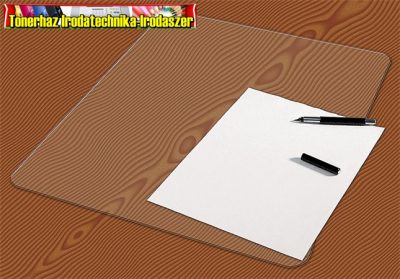 Könyökalátét, 648x509 mm, PANTA PLAST, víztiszta (könyöklő)