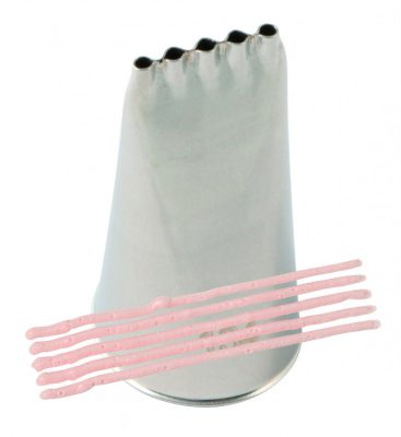 Dekorcső (0134), 15x2 mm, rozsdamentes