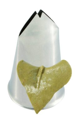 Levél, magmintás cső (1105), 17x2 mm, rozsdamentes