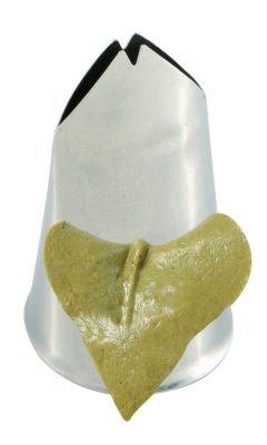 Levél, magmintás cső (1115), 18 mm, rozsdamentes