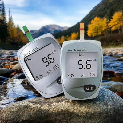 Vércukor- és húgysav mérő szet Easy Touch Wellmed ET- GU