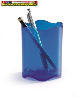 DURABLE Trend írószertartó, műanyag, áttetsző kék