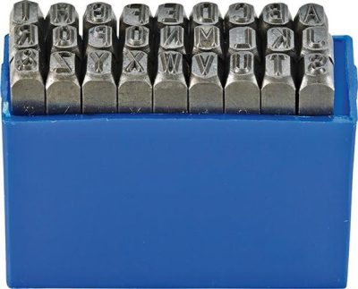 FORUM Betűbeütő készlet 6 mm 27 részes