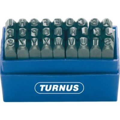TURNUS Betűbeütő készlet 2,5 mm 27 részes