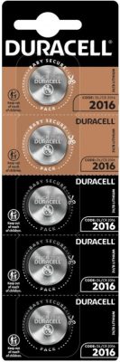 DURACELL DL 2016 5*1 db HSDC Alkáli 5 db (4/karton)