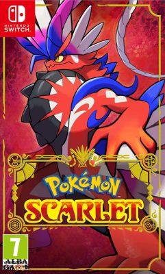POKEMON SCARLET ( ANGOL NYELVŰ JÁTÉK - NÉMET BORITÓ) ÚJ