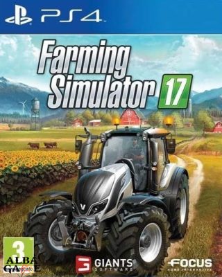 FARMING SIMULATOR 17 (ANGOL NYELVŰ JÁTÉK, NÉMET BORÍTÓ) - HASZNÁLT