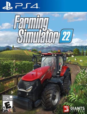 FARMING SIMULATOR 22 (ANGOL NYELVŰ JÁTÉK, NÉMET BORÍTÓ) - HASZNÁLT