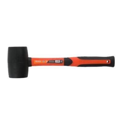 KENDO Gumikalapács, üvegszálas 0,45 kg fekete