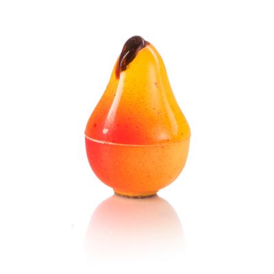 3D körte bonbon csokoládéforma, 275x175 mm, polikarbonát