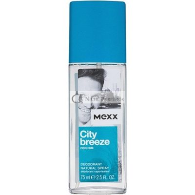 Mexx City Breeze Testápoló Spray Férfiaknak, 75ml