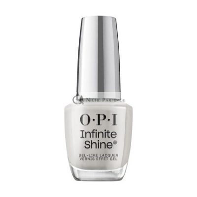 OPI Infinite Shine Hosszantartó Világos Krémes Fényű Opaqe Szürke Körömlakk, 15 ml