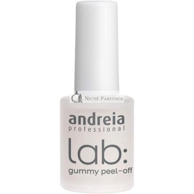 Andreia Professional Gummy Peel Off LAB Körömkezelések Peel Off Alaplakk Körömlakk Barrier és Folyékony Kutikula Védő Köröm Művészethez, 10.5ml