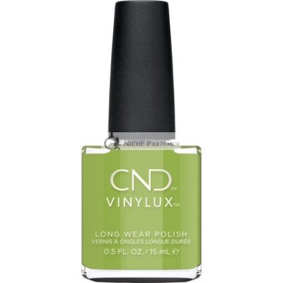 CND Vinylux Mezői Ragyogó Körömlakk No.470 Zöld Karcálló és Gyorsan Száradó, Gleam & Glow Kollekció