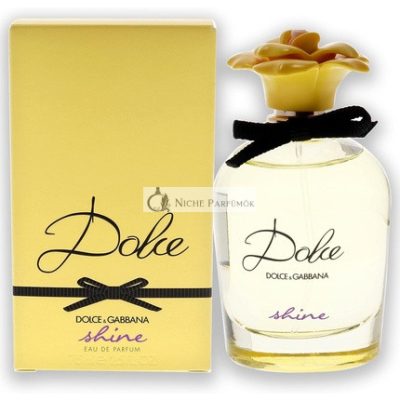 Dolce & Gabbana Dolce Shine Unisex Fekete Eau de Parfum, 75ml