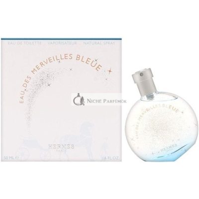 Hermès Eau Des Merveilles Bleue Eau de Toilette Spray Nőknek, 50ml