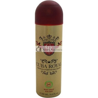 Cuba Cuba Royal Férfi Testpermet, 195.19ml