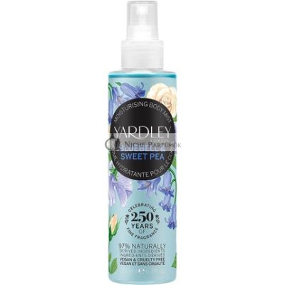 Yardley London Kékharang és Édes Borsó Fragrance Mist