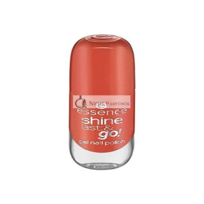 Essence Shine Last & Go Gél Körömlakk Nr. 84 Heat Is On Narancssárga, 8ml