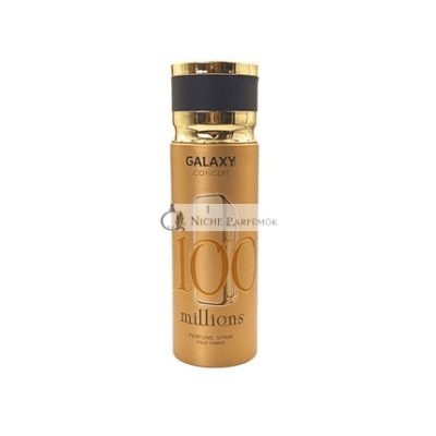 Galaxy Plus Concept 100 Millions Parfüm Spray Férfiaknak, 200 ml
