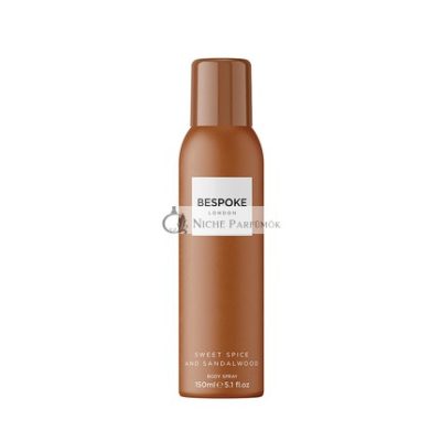 Bespoke Férfi Édes Fűszer és Szantálfa Testpermet 150 ml