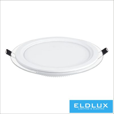 UNIVERSO Köralakú süllyesztett LED panel 24w 2400lm CCT/kap. 120° IP20 Fehér D240mm kivágás:D205mm