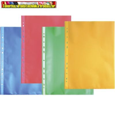 Lefűzhető tasak A/4 színes (50mic) 25db/cs (lefűzhető genotherm) (bugyi) kül. színben (1cs-1 szín).