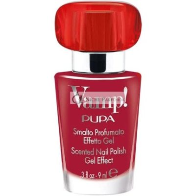 Pupa Vamp! Illatos Gél Hatású Körömlakk 212 Szerető Piros, 9ml