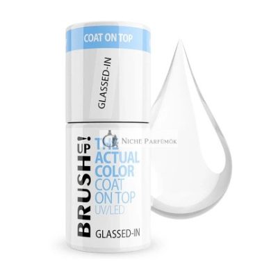Brushup Aktuális Szín Réteg UV LED Hibrid Top Coat 5g