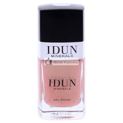 IDUN Minerals Körömlakk Vitaminokkal és Édesmandula Olajjal - 0,37 oz Soft Pink Shimmer