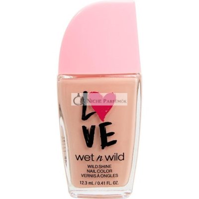 wet n wild Wild Shine Körömlakk Tickled Pink - Formalehid, Toluol és Ftálsavmentes Hosszantartó Gyorsan Száradó Formula
