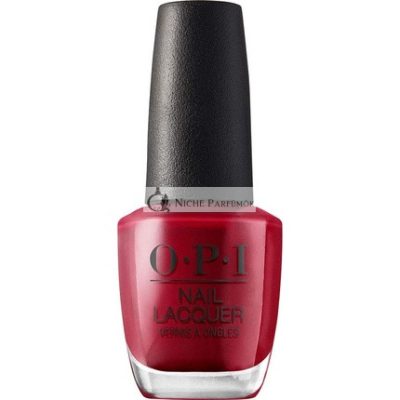 OPI Klasszikus Körömlakk Eredeti Magas Teljesítményű Piros Árnyalatok, OPI Piros, 15ml
