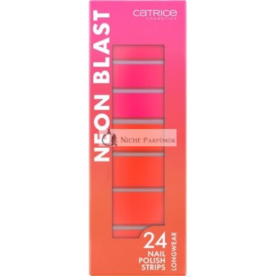 Catrice Neon Blast Körömlakk Csíkok Nr. 020 Multicolor, 24 db