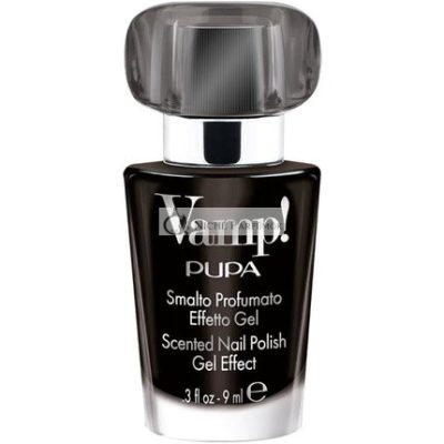 PUPA Vamp! Körömlakk No. 305 Rock Fekete 9ml