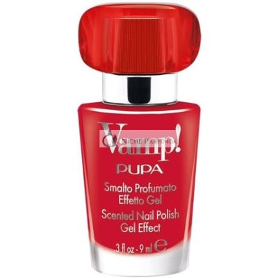 Pupa Vamp! Illatos Körömlakk Gél Hatás 211 Skarlátvörös, 9ml