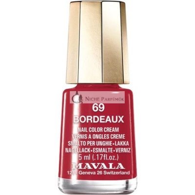 Mavala Körömlakk 69 Bordeaux, 5ml