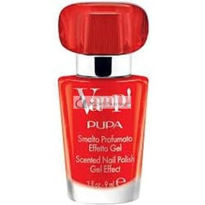 Pupa Vamp! Illatos Gél Hatású Körömlakk 202 Carnal Red