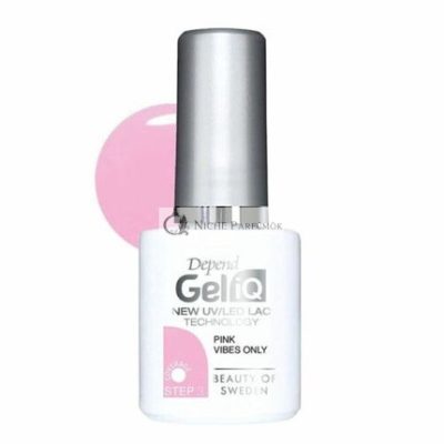 iQ Beter Rózsaszín Vibes Csak Gél Körömlakk, 5ml