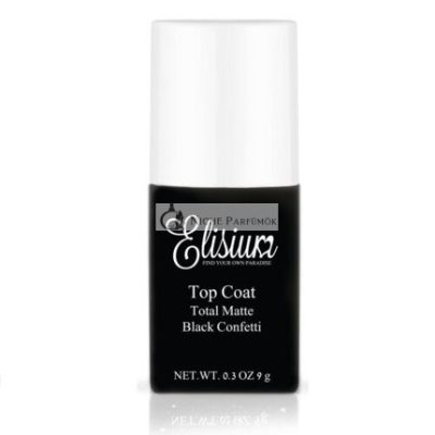 Matte Top Coat Fekete 15ml