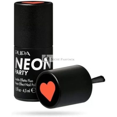 Pupa Neon Party Fluoreszcens Hatású Körömlakk 600 Miami Beach Coral