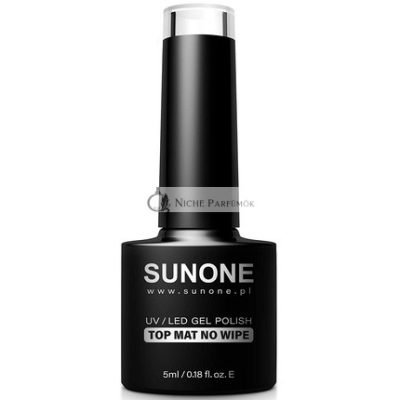 Sunone Hybrid UV/LED Hibrid Körömlakk 5ml Matt Nincs Törlés Színtelen
