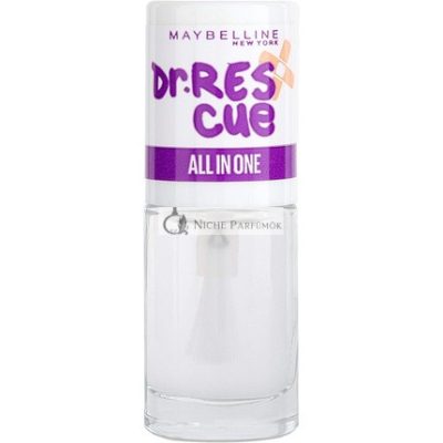 Maybelline Körömlakk Dr Rescue All In One, 6,7ml Alap/Top Réteg, Fehér