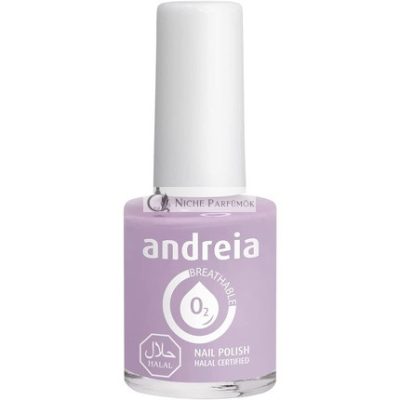 Andreia Halal Lélegző Körömlakk Fényes Vegán és Állatkísérlet Mentes 10.5ml B1 Lila