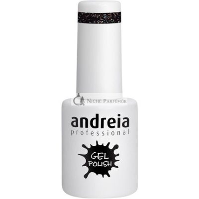 Andreia Félig Tartós Körömlakk Szín 244 Fekete Csillám, 10ml