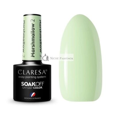Marshmallow UV Körömlakk 5ml Claresa - 2 db Csomag