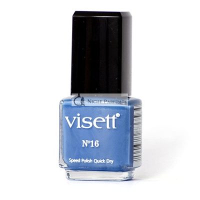 Visett Quick Dry Speed Polish Kék Körömlakk, 12ml
