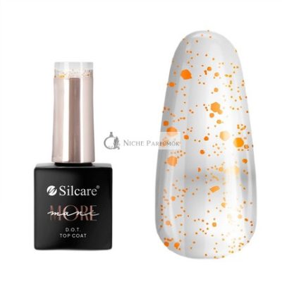 Silcare Mani More Dot Fedőréteg Körmökhez Narancs, 10g