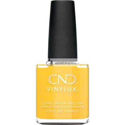 CND Vinylux Catching Light Körömlakk No.472 Sárga Karcálló & Gyorsan Száradó, Gleam & Glow Kollekció
