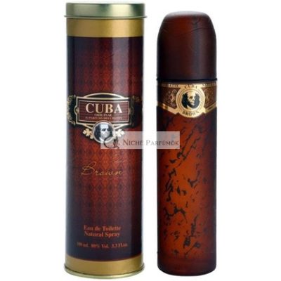 Cuba Brown férfi Eau de Toilette, 100ml