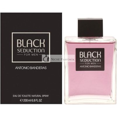 Fekete Csábítás Antonio Banderas Eau de Toilette Spray, 200ml